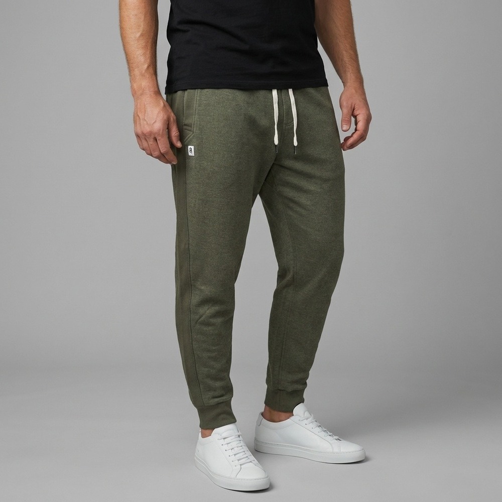 Rhone‎ Jogger Mens XL Olive Green Cotton Sweatpants Athletic Pants